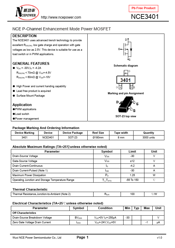 NCE3401