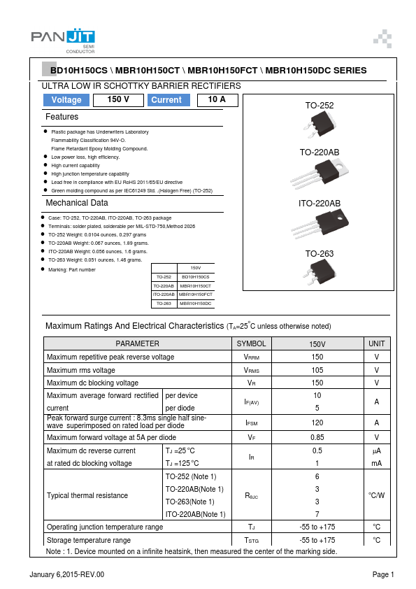 MBR10H150DC