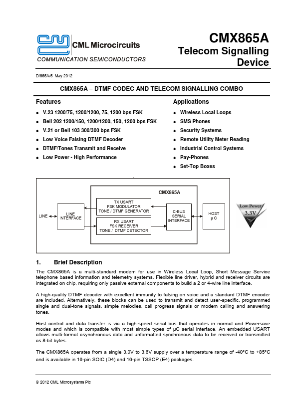 CMX865A