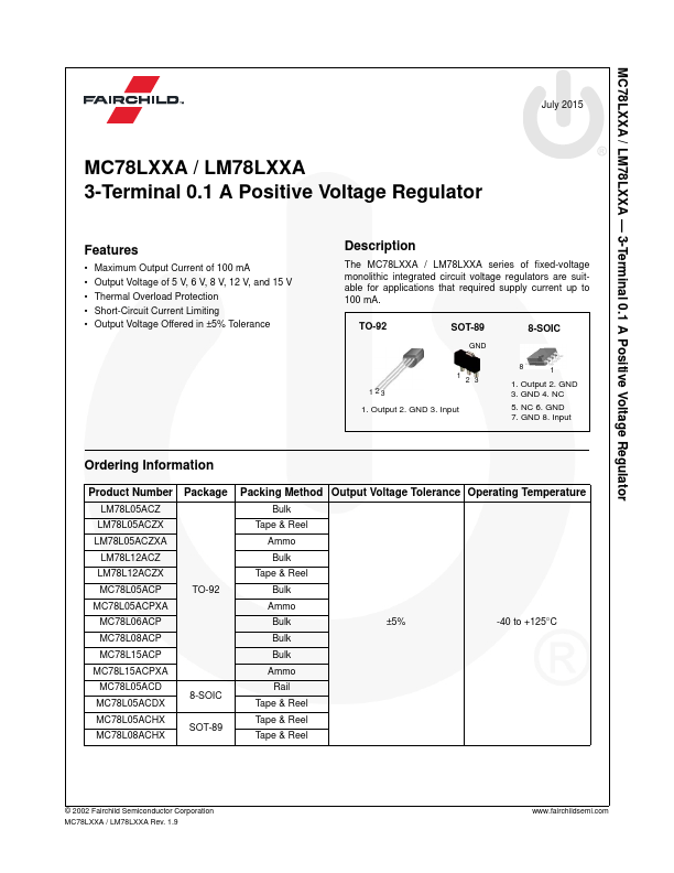 MC78L15A