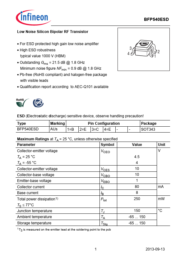 BFP540ESD