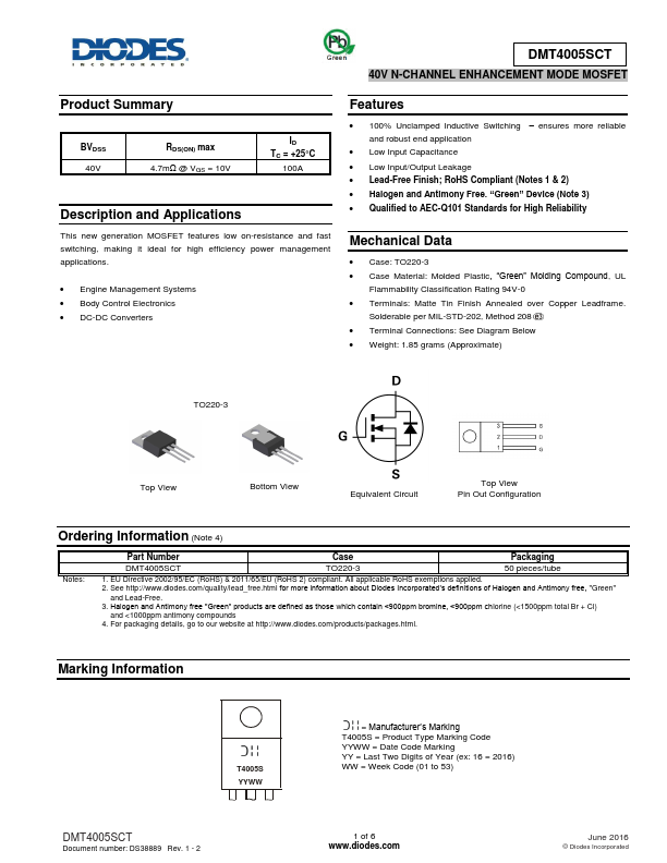 DMT4005SCT