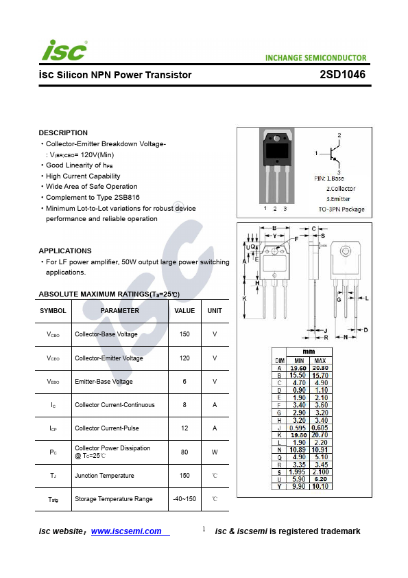 2SD1046