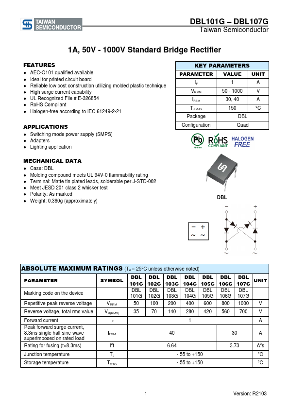 DBL101G