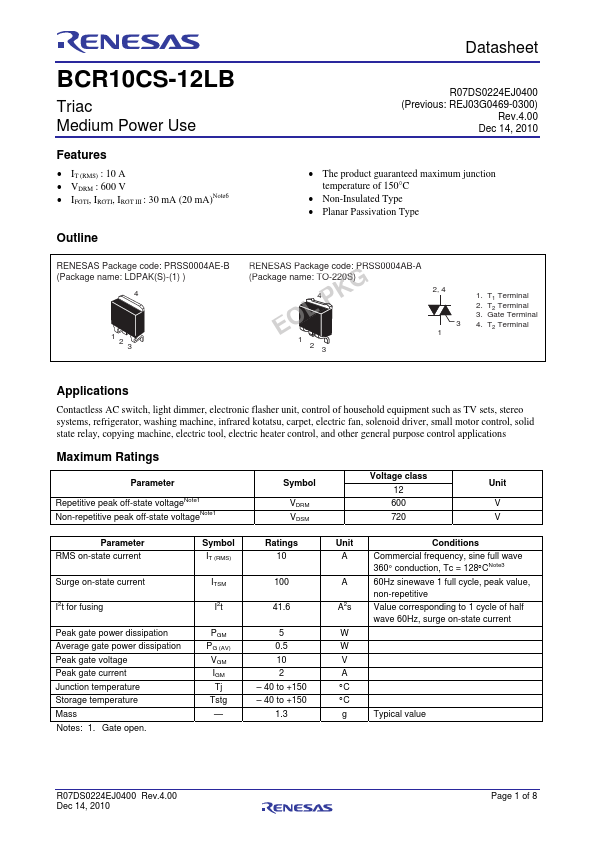 BCR10CS-12LB