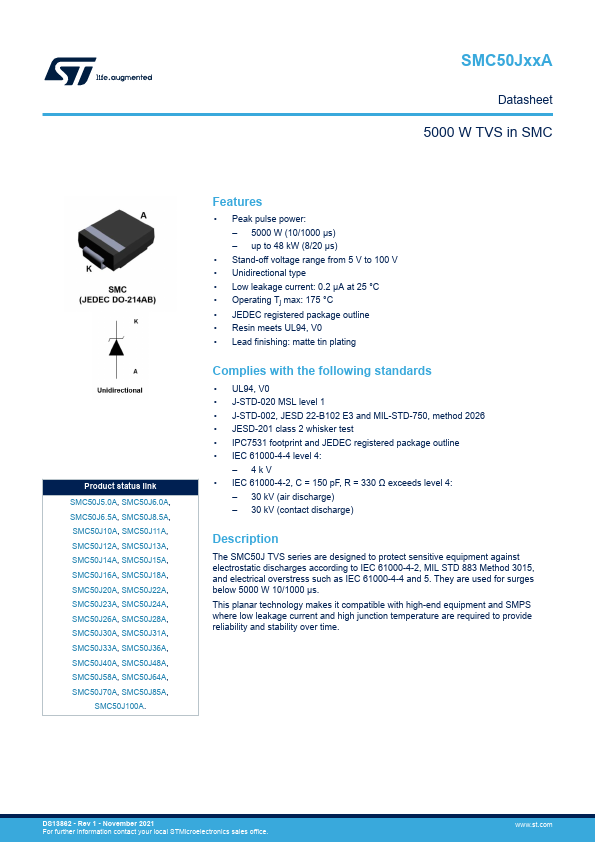 SMC50J11A