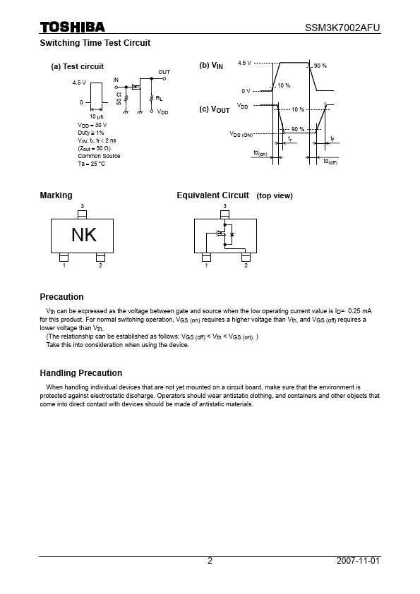 SSM3K7002AFU