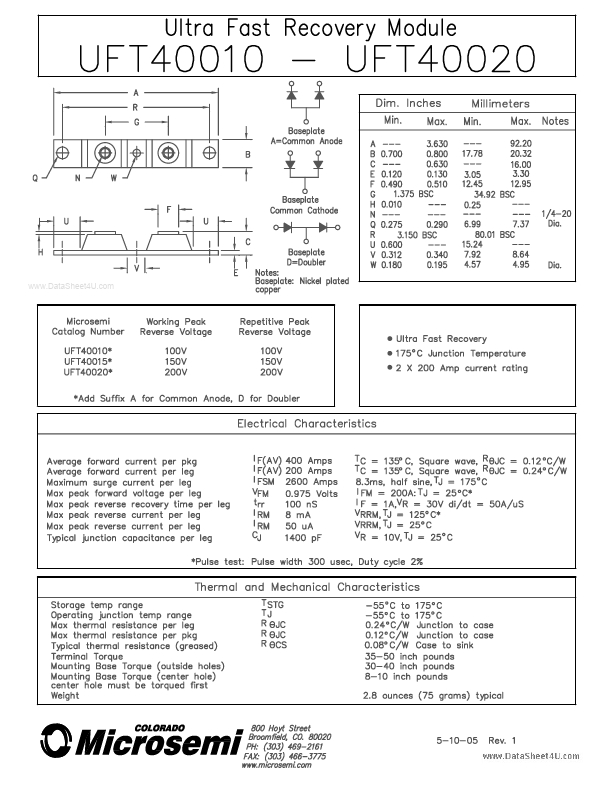 UFT40020