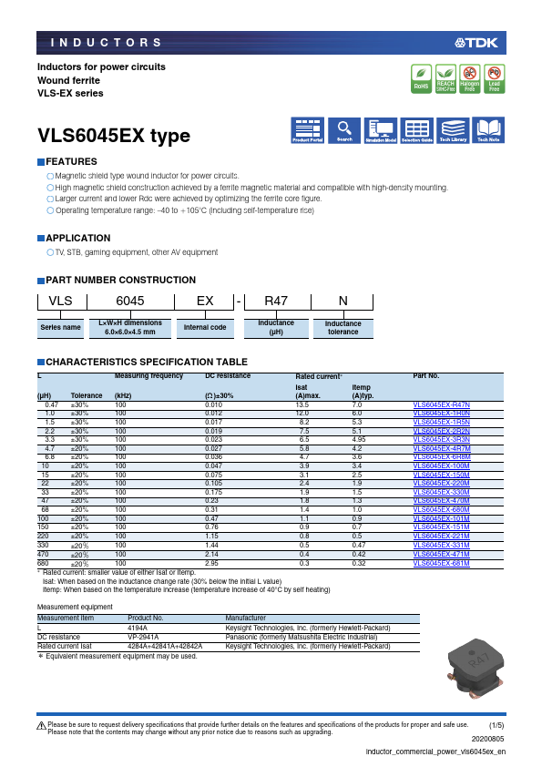 VLS6045EX-471M