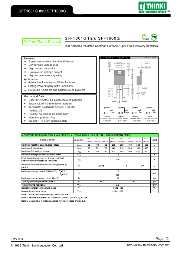 SFF1608G