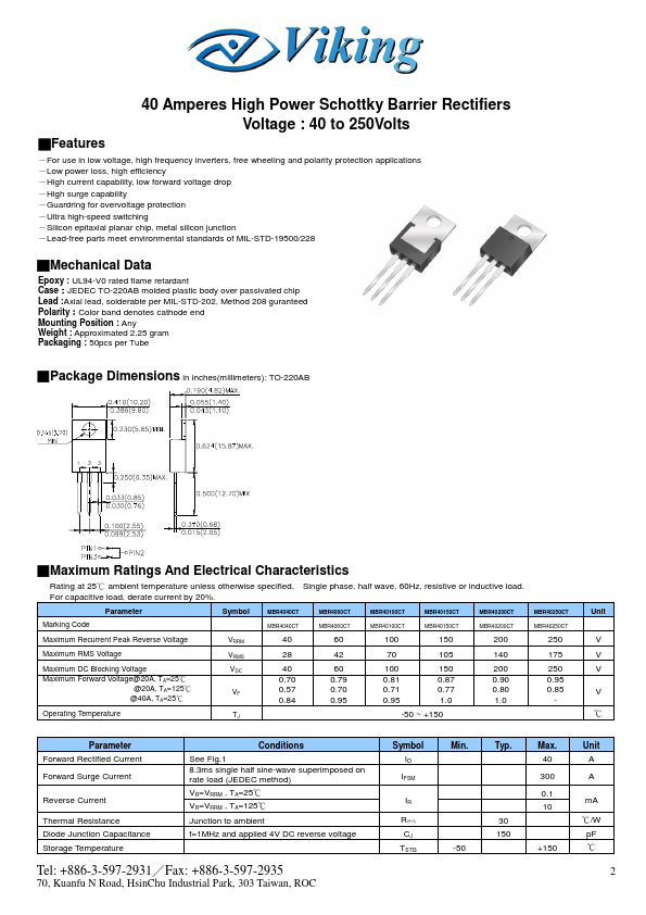 MBR4060CT