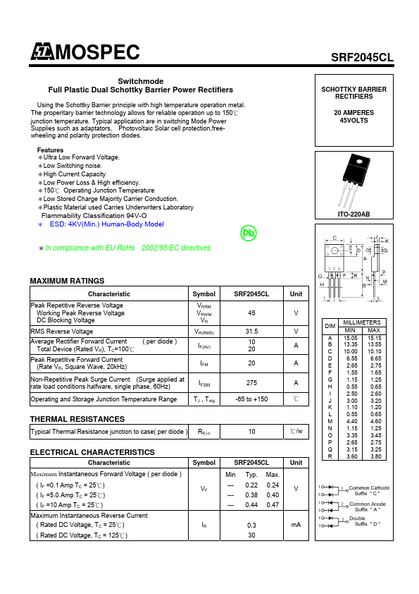 SRF2045CL