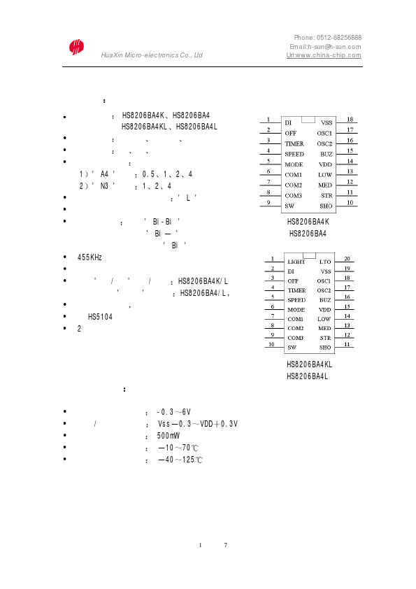 HS8206BA4L