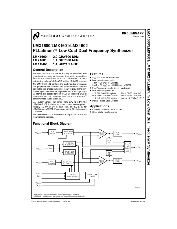 LMX1601