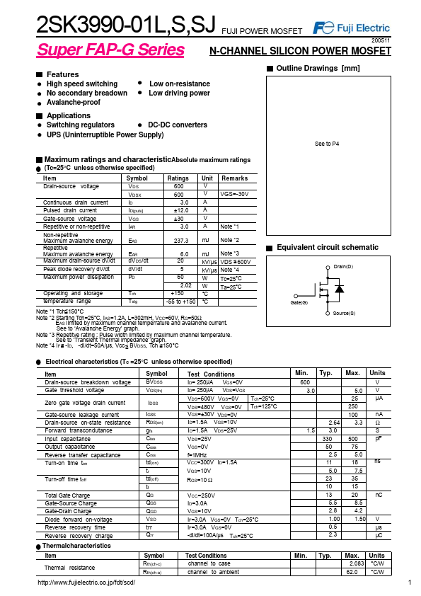 2SK3990-01SJ