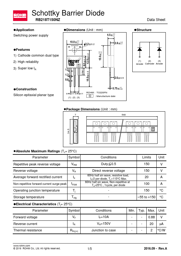 RB218T150NZ