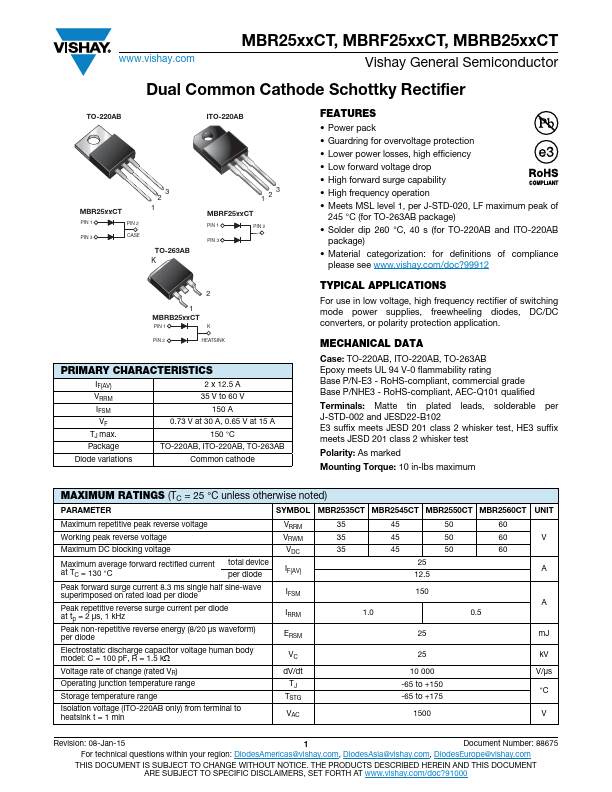 MBRF2545CT