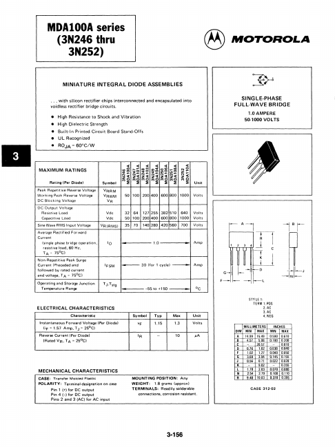 MDA100A