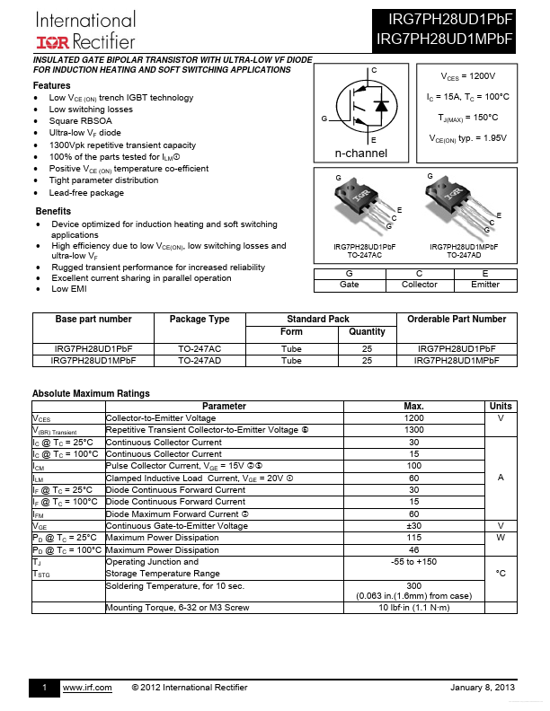 IRG7PH28UD1PBF