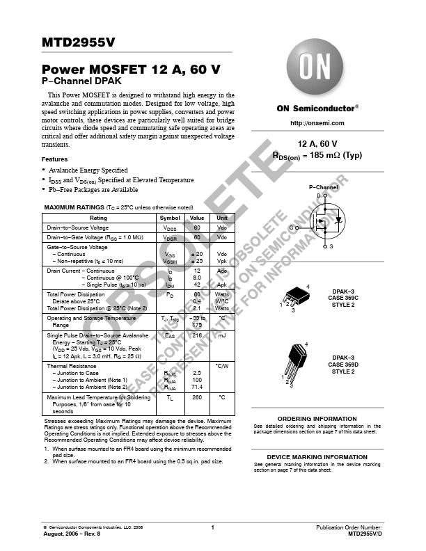 MTD2955V