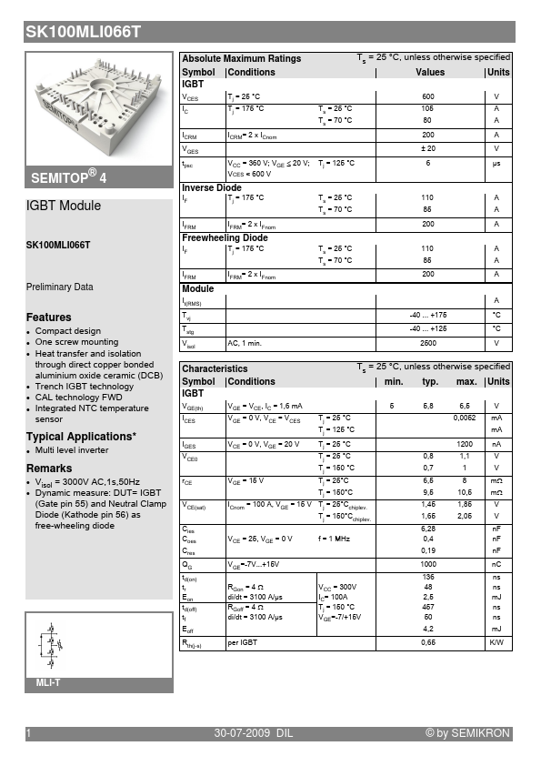 SK100MLI066T