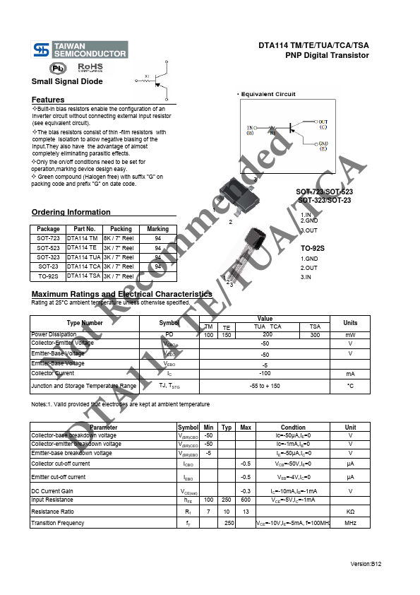 DTA114TCA