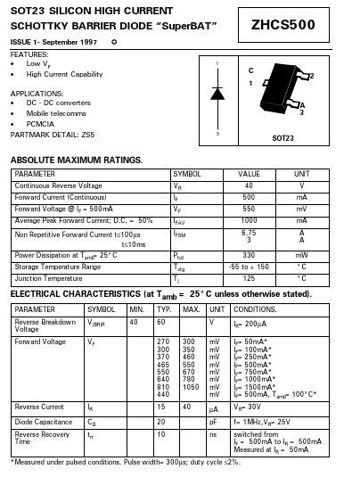 ZHCS500