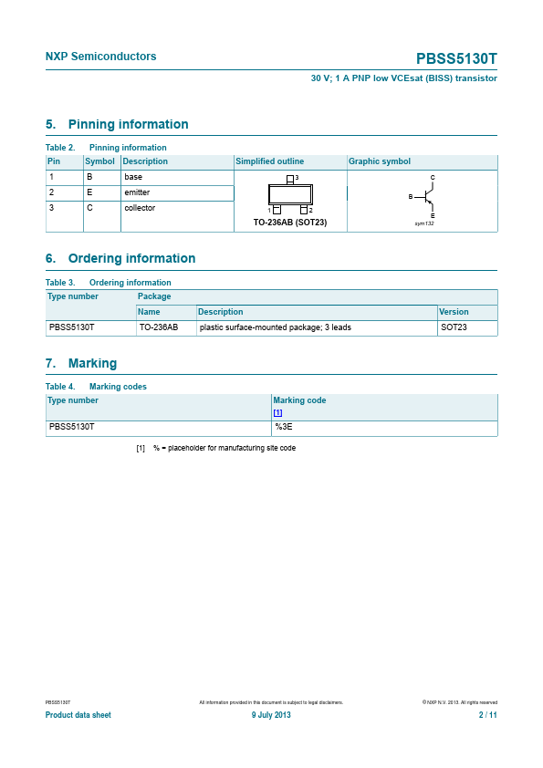 PBSS5130T