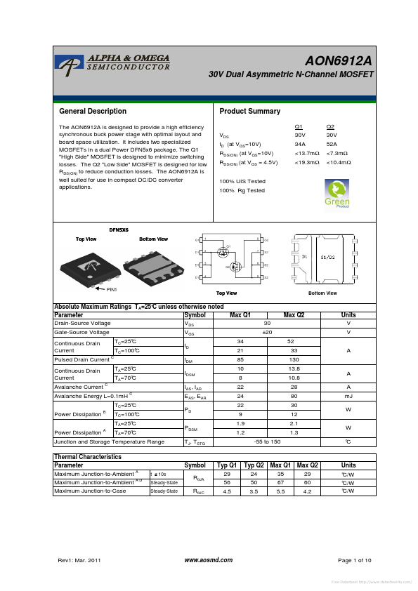 AON6912A