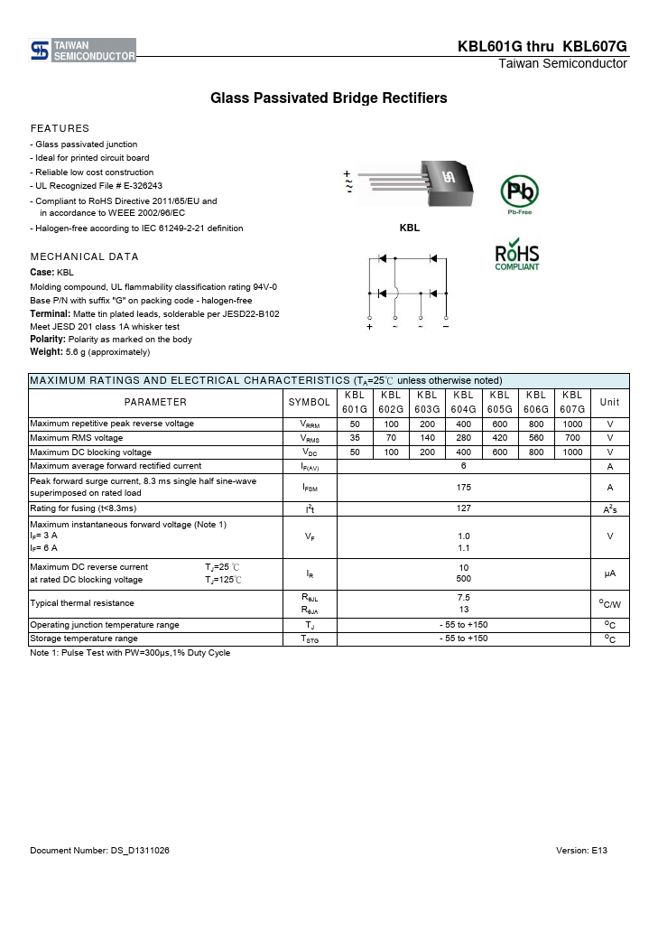 KBL602G