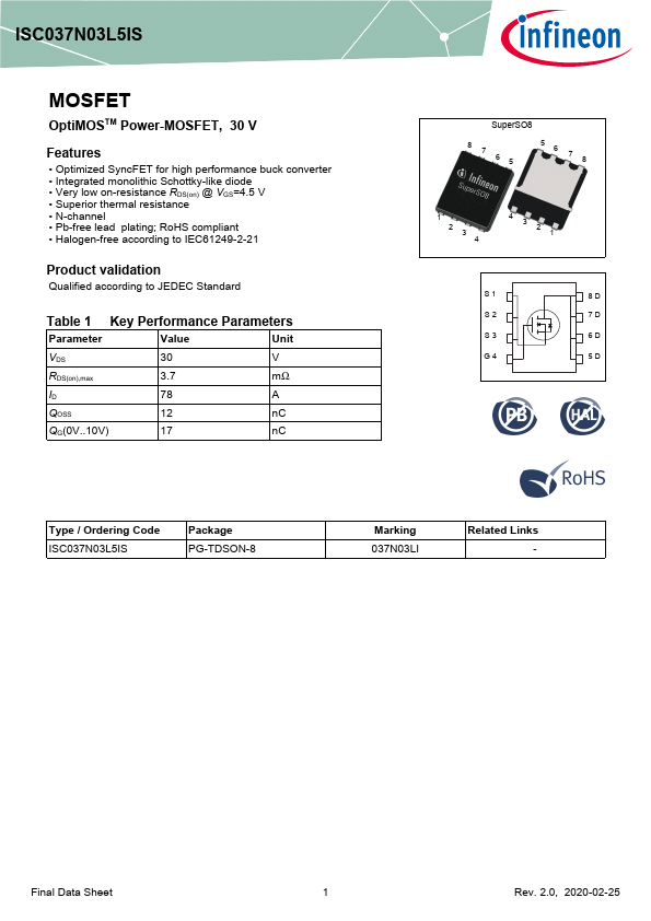 ISC037N03L5IS