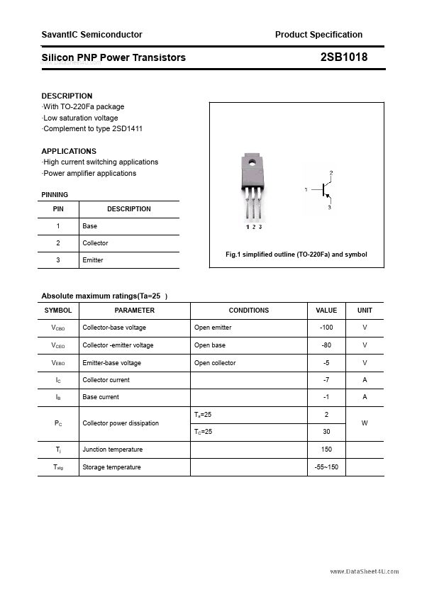 2SB1018