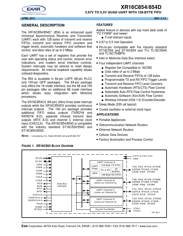 XR16C854D