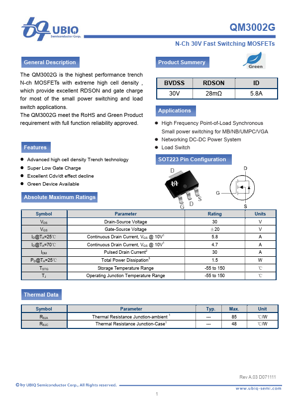 QM3002G