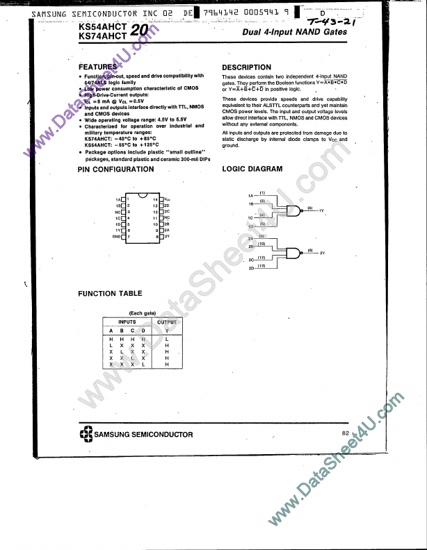 KS74AHCT20