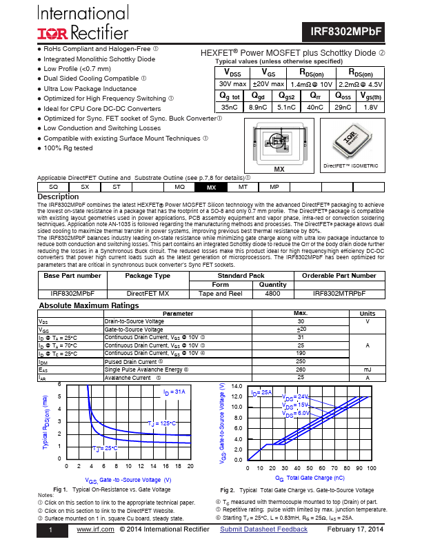 IRF8302MPBF