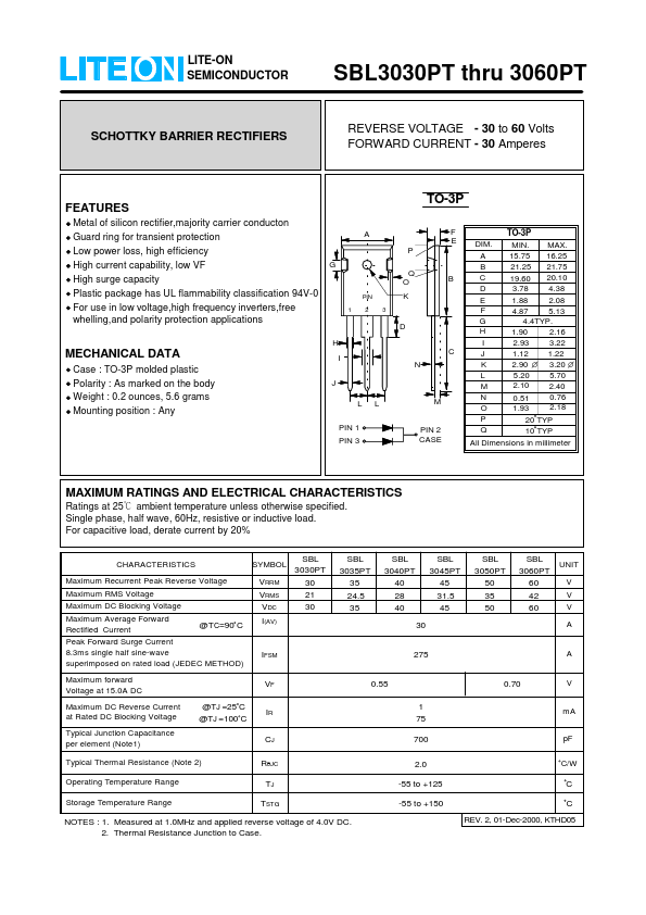 SBL3060PT