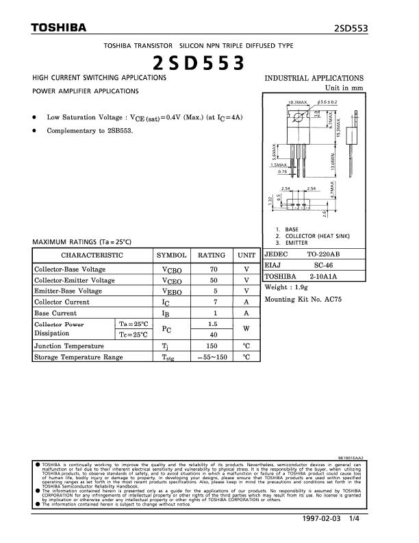 2SD553