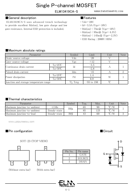 ELM13419CA-S