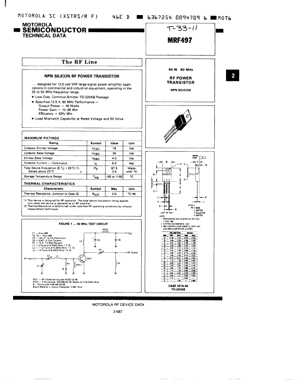 MRF497