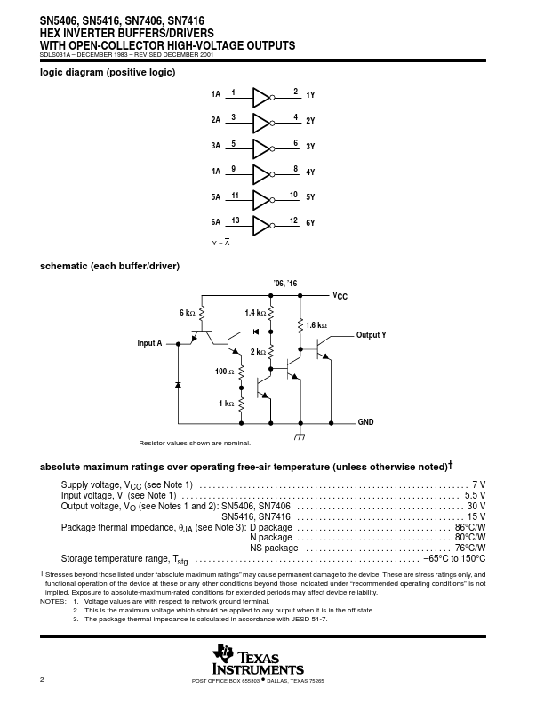 SN7406N