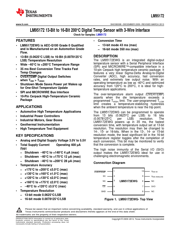 LM95172-Q1