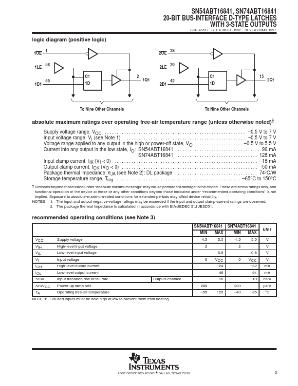 SN54ABT16841