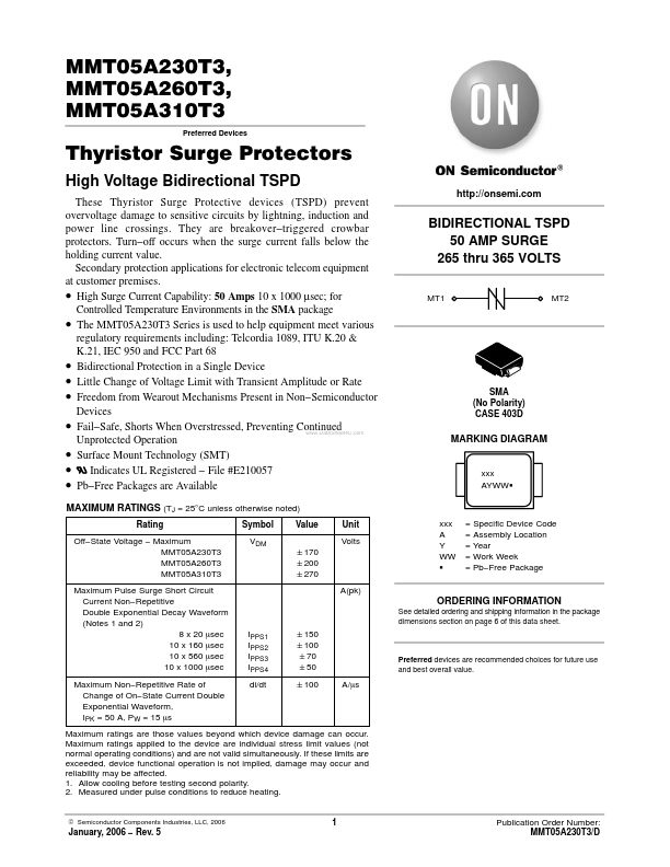 MMT05A260T3