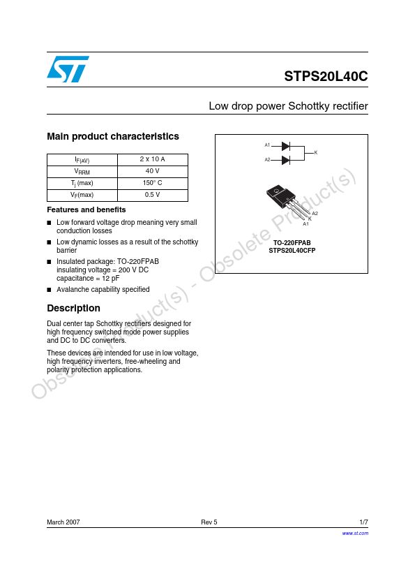 STPS20L40C