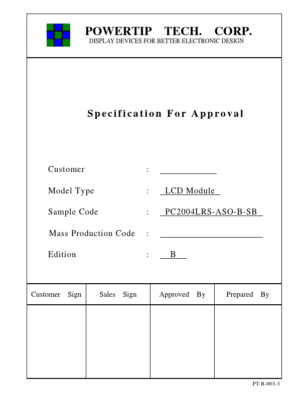 PC2004LRS-ASO-B-SB