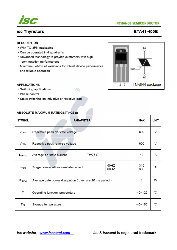 BTA41-400B