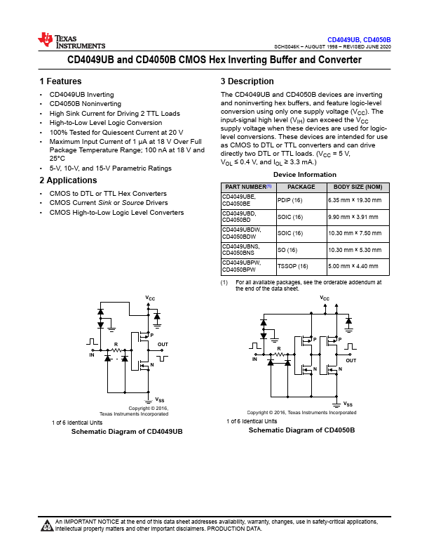 CD4049UBE