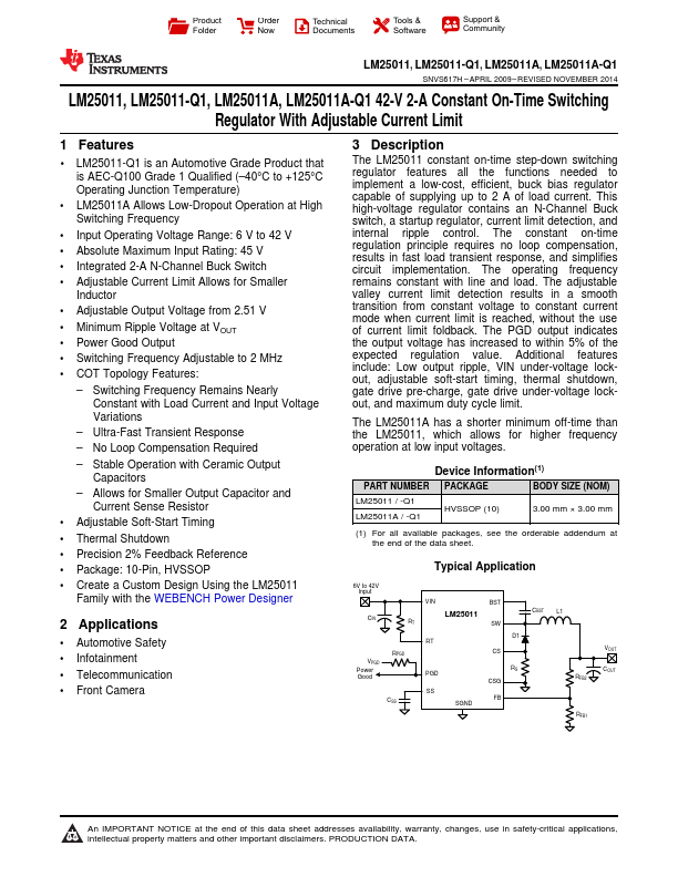 LM25011A-Q1