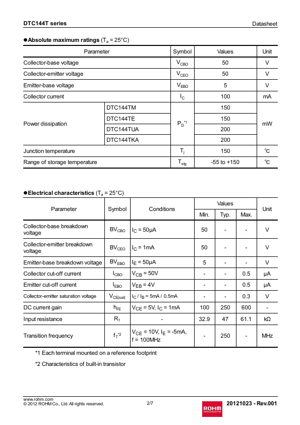 DTC144TKA